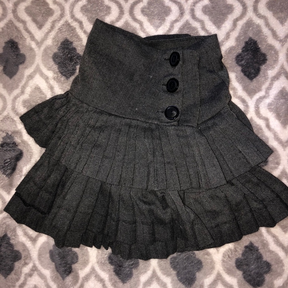 Two Layer Pleated Skirt